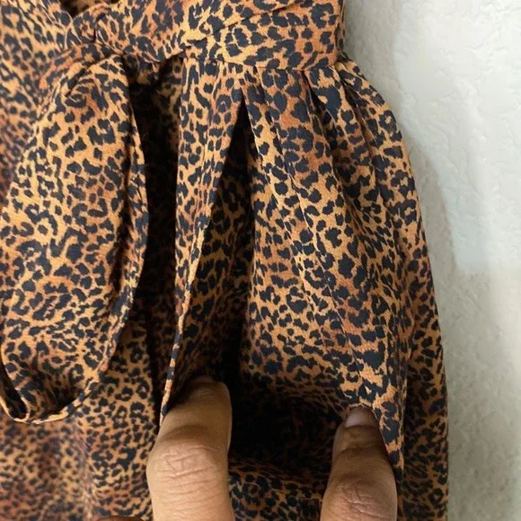 Vintage Victoria’s Secret Kimono Robe Animal Print OS - Picture 5 of 9